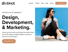 Tablet Screenshot of diztinct.com